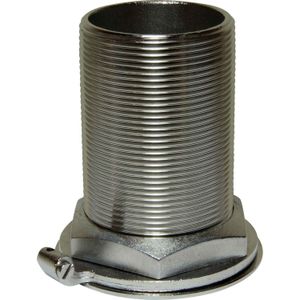 Osculati Stainless Steel 316 Skin Fitting (1-1/2" BSP, 44mm Hose Tail)
