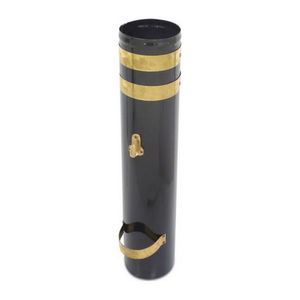 Chimney Black 5-1/8" x 24" Single Galvanised