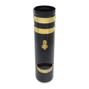 Chimney Black 4-3/4" x 18" Single Galvanised