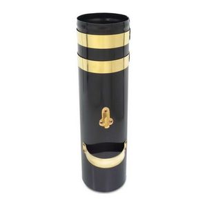 Chimney Black 5-1/8" x 18" Single Galvanised