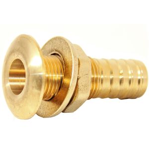 Foresti & Suardi Skin Fitting 1/2" BSP x 3/4" Hose Tail Brass