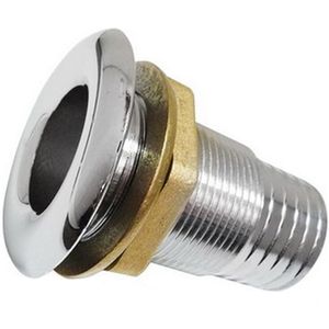 Foresti & Suardi Skin Fitting 1-1/4" BSP x 1-1/2" Hose Tail Chrome